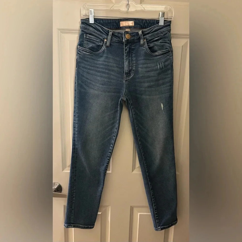 Kut From The Kloth Catherine High Rise Ankle Straight Leg Jeans, Size 4